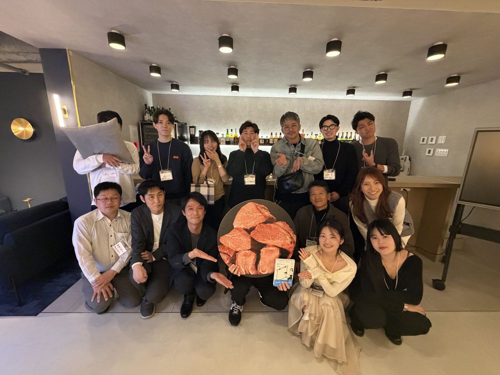 食事会で提供された和牛とキャビア